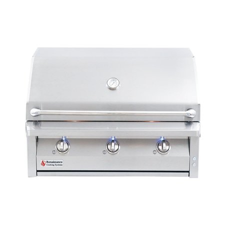 RENAISSANCE COOKING SYSTEMS 36 in. Propane Stainless Built-in Grill ARG36 LP
